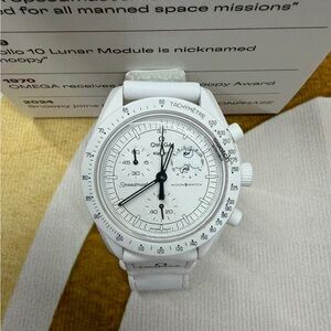 🌟Swatch X Omega MoonSwatch Mission To The Moonphase - Full Moon Watch